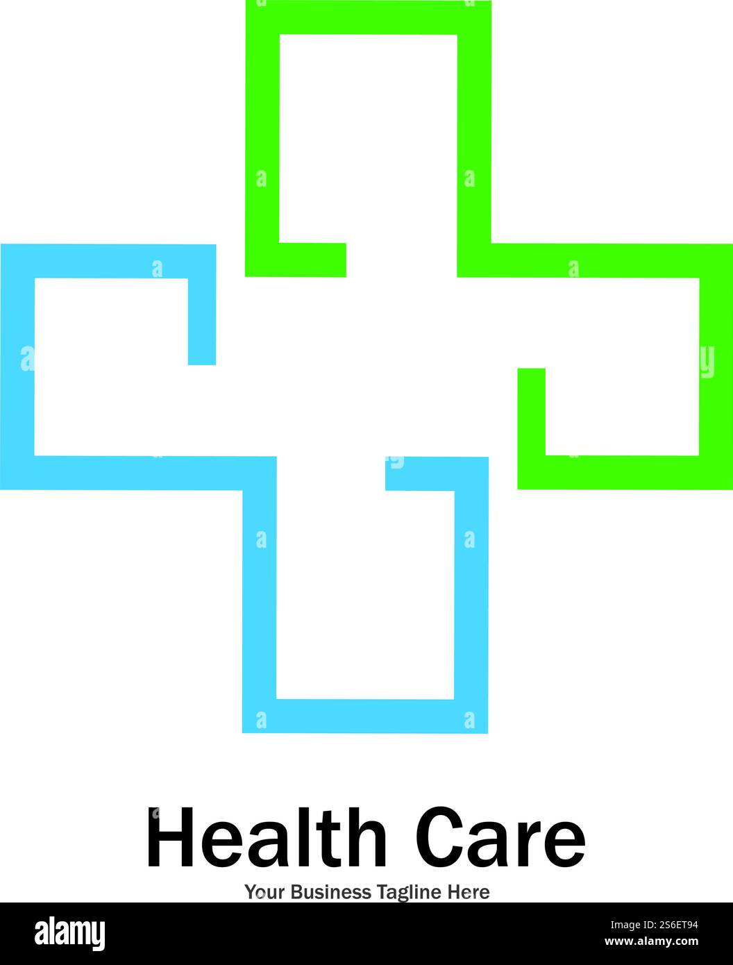 Modern cross logo. Health, medical icon template - Vector Stock Vector ...