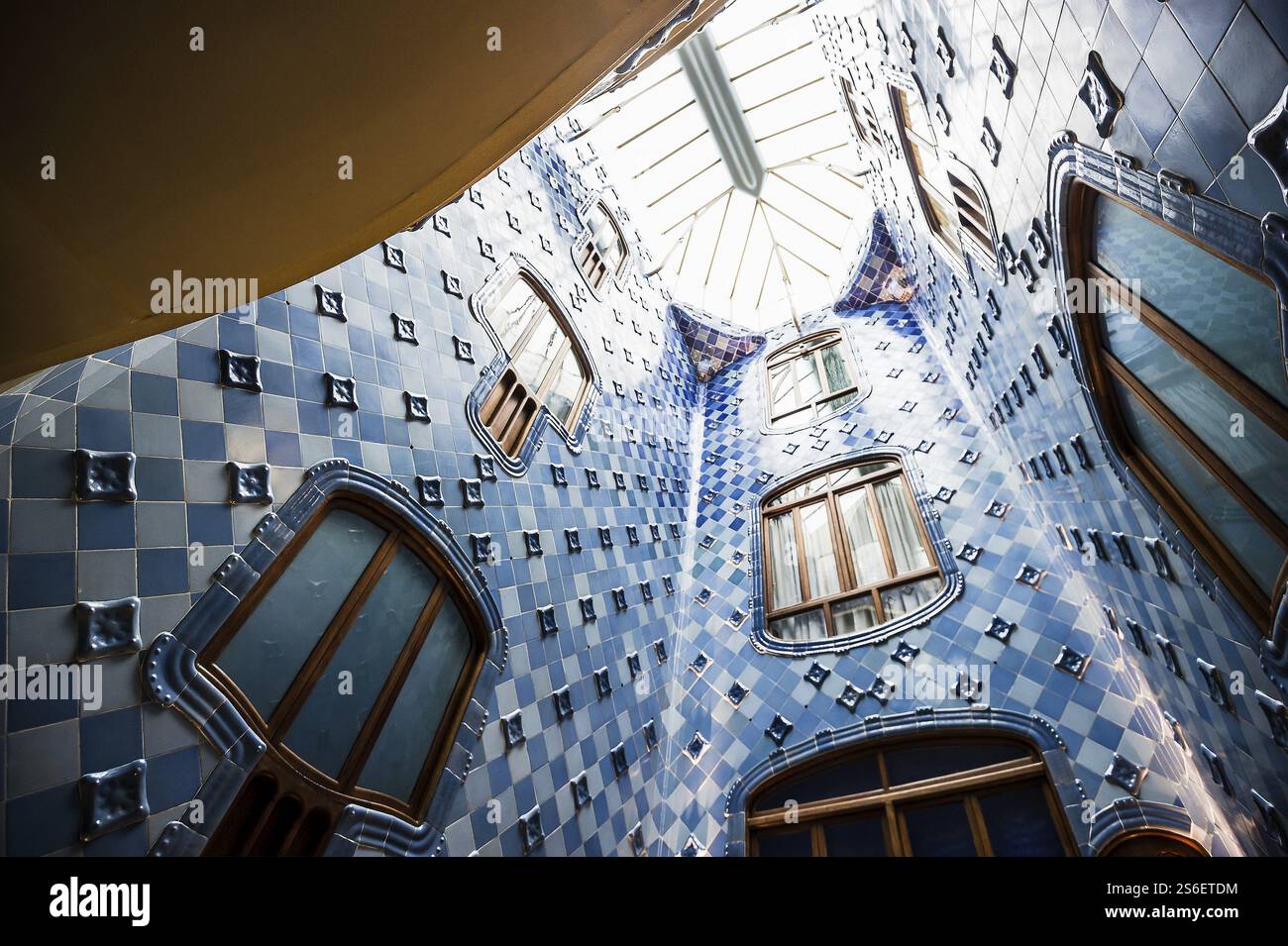 Casa Batllo, Art Nouveau, architect Antoni Gaudi, Barcelona, Catalonia ...