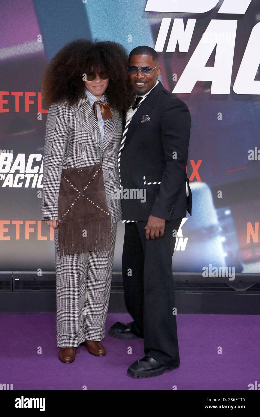 Jamie Foxx with daughter Annalise Bishop at a special screening of Back