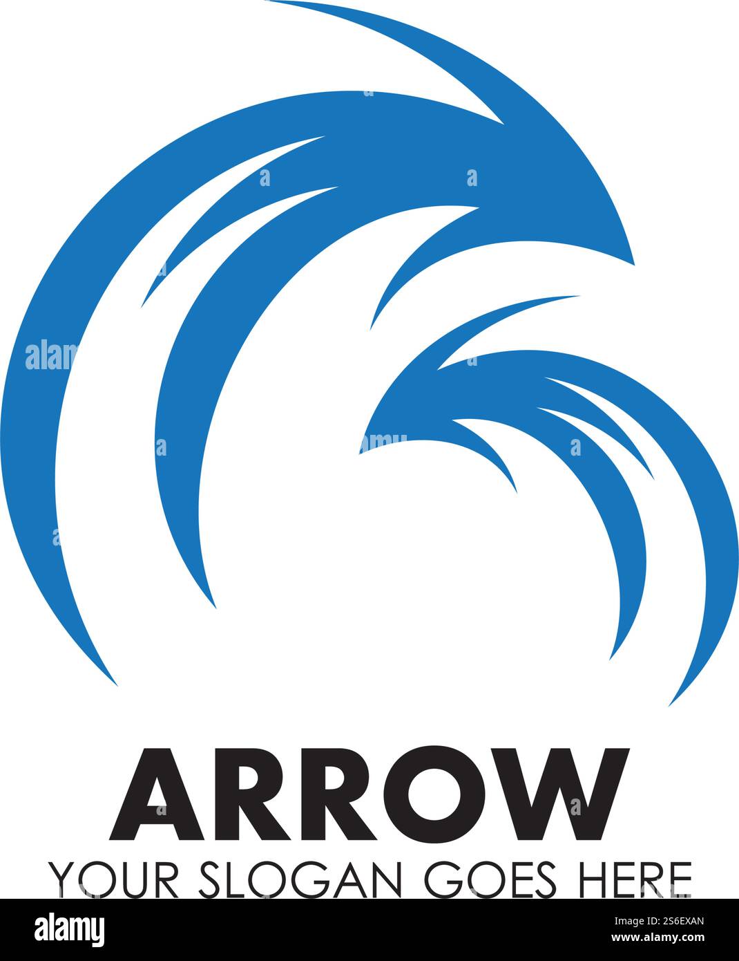 Arrow vector illustration icon Logo Template design Stock Vector Image ...