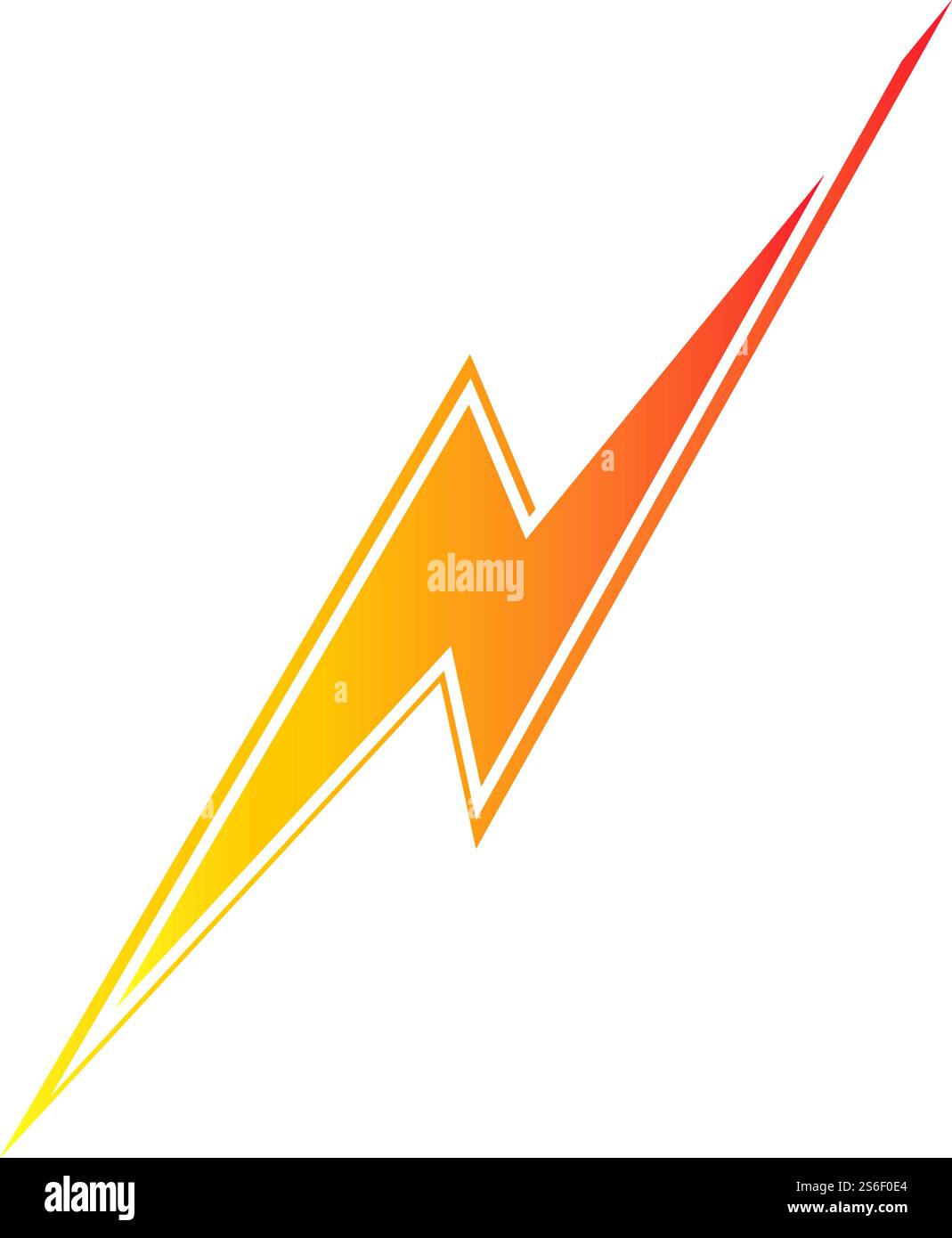 lightning thunderbolt electricity logo design template Stock Vector ...
