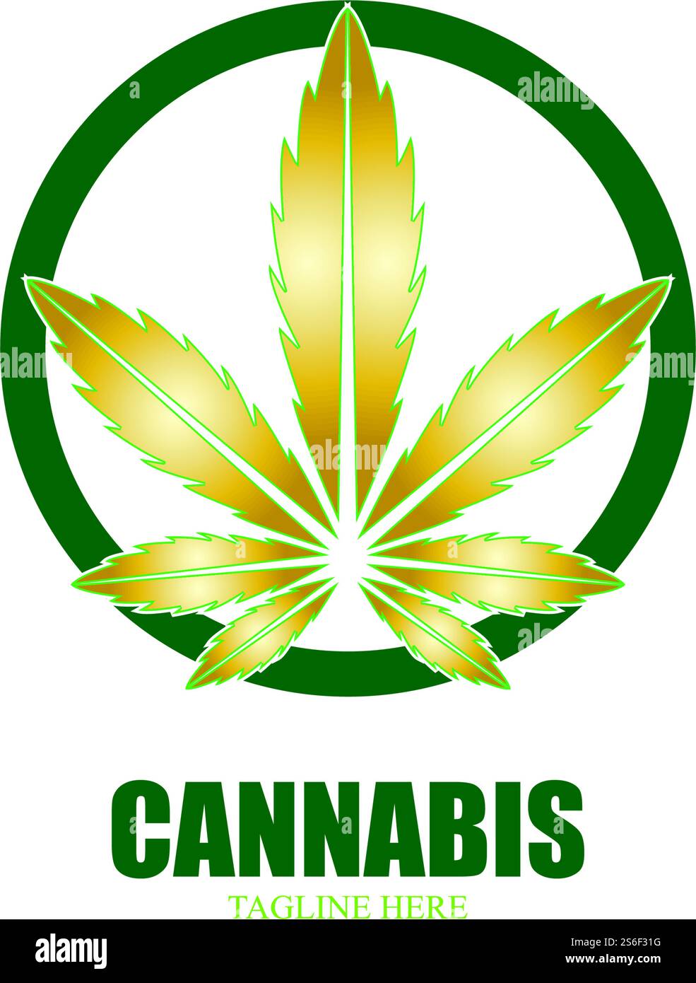cannabis marijuana leaf icon vector logo Stock Vector Image & Art - Alamy