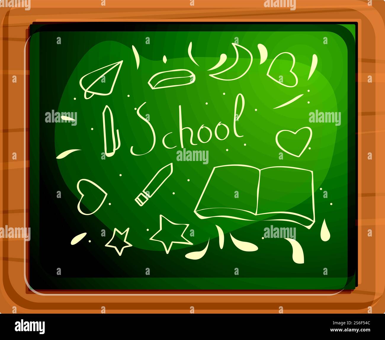 Drawing pictures chalkboard icon. Cartoon of drawing pictures ...