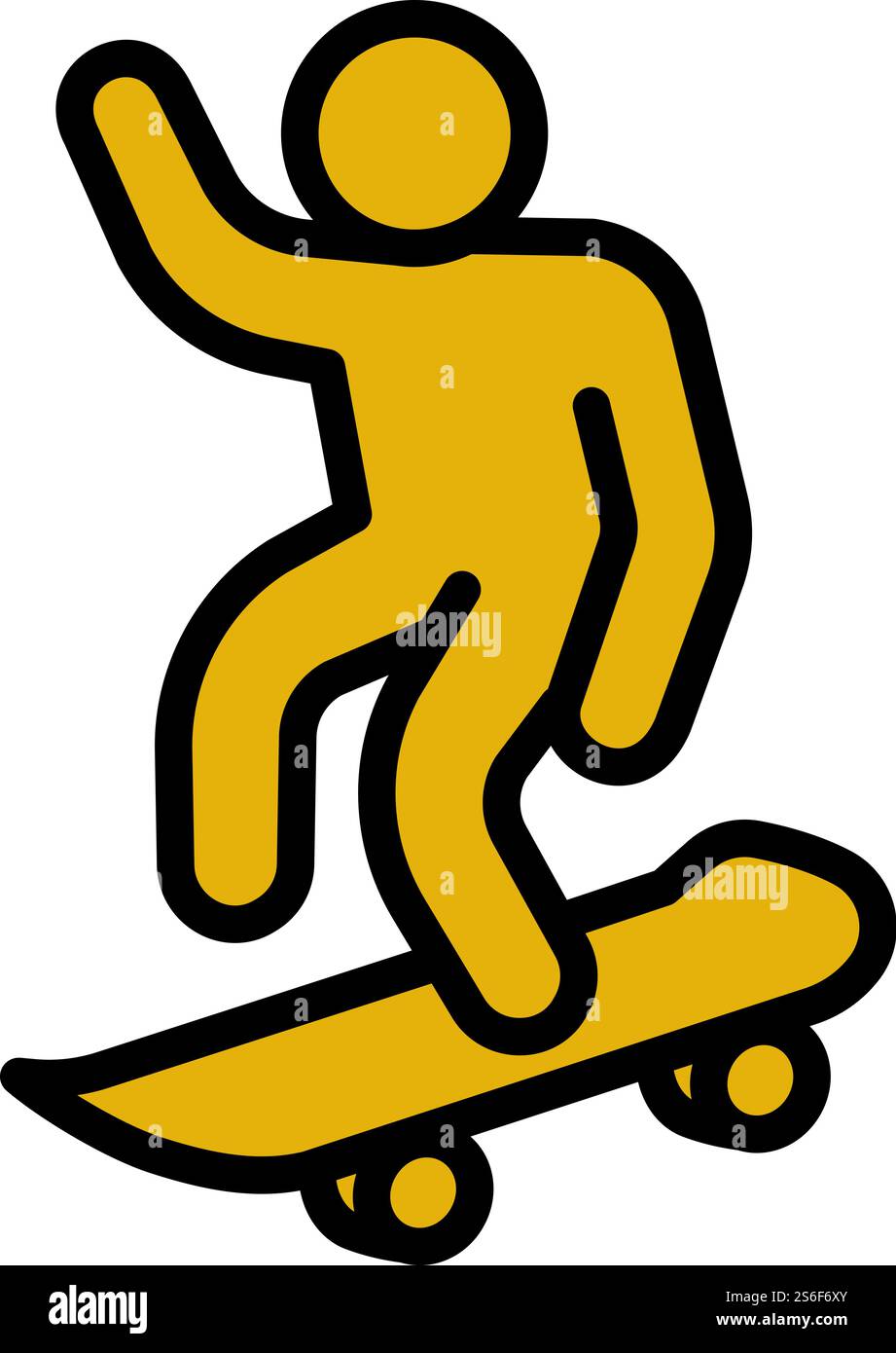 Ramp skateboard icon. Outline ramp skateboard vector icon for web ...