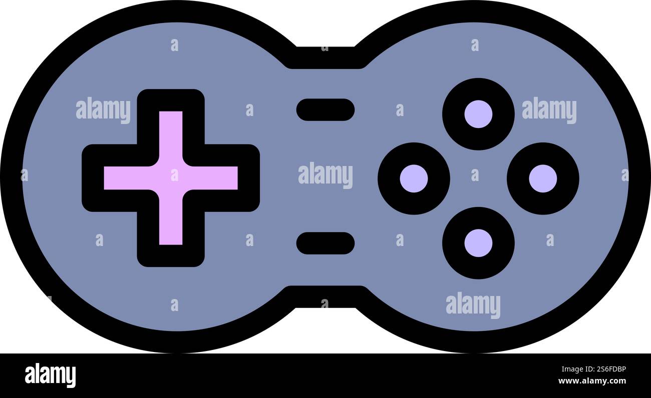 Gaming joystick icon. Outline gaming joystick vector icon for web ...