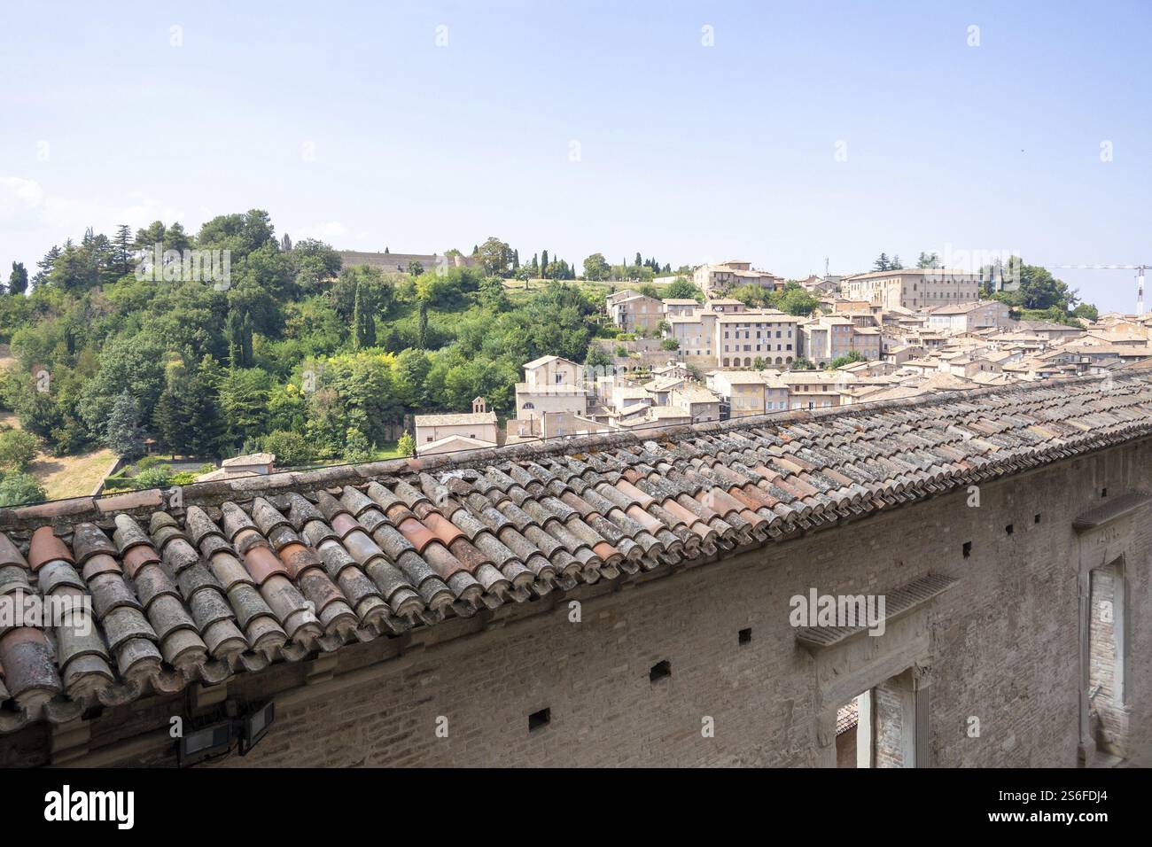 Italy Urbino General View Panorama Bridge Old Photo 1890