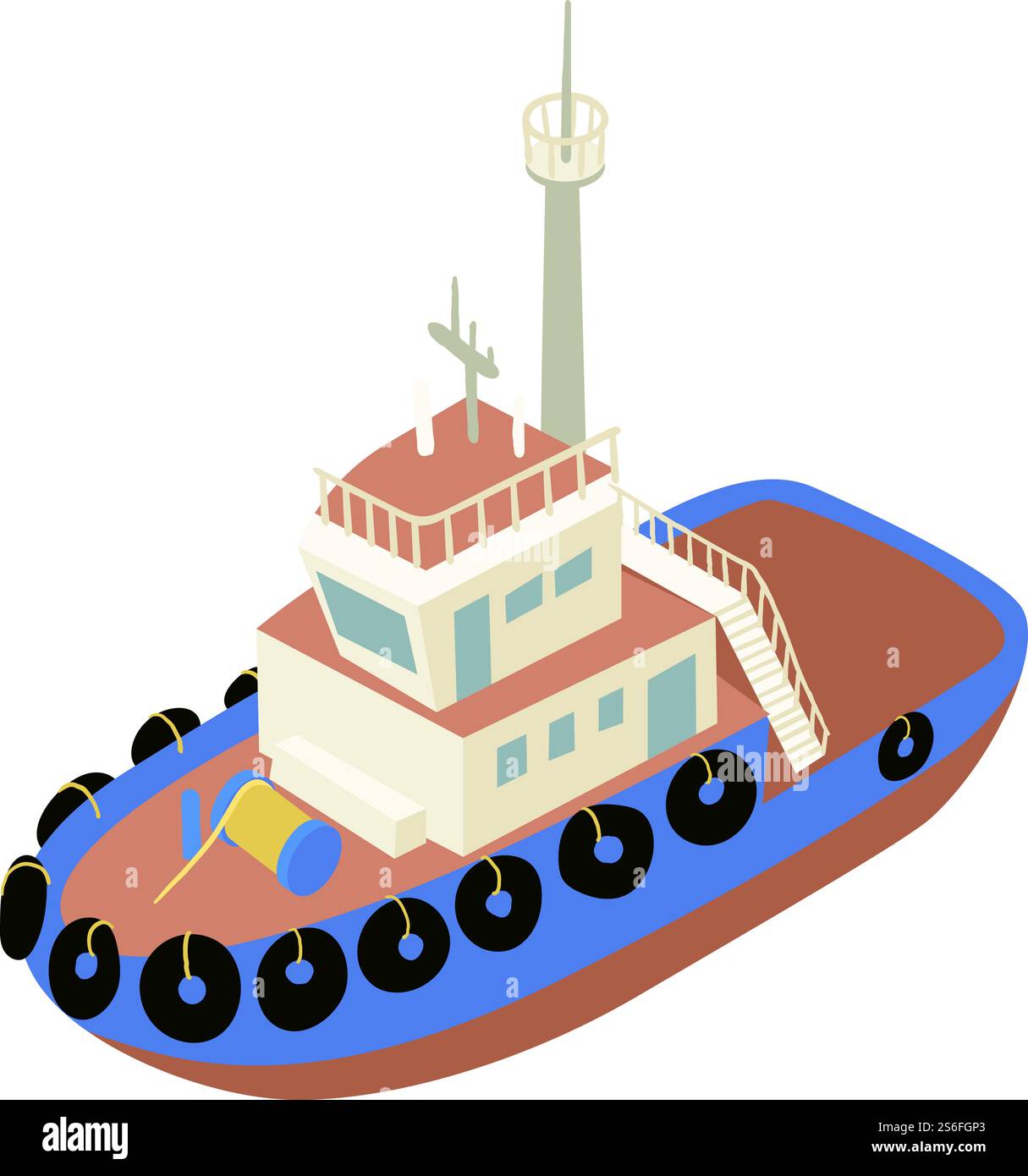 Ship icon. Isometric of ship vector icon for web design isolated on ...