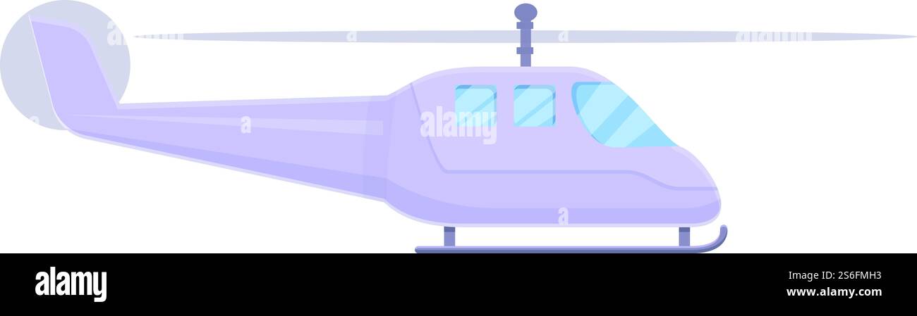 Engine rescue helicopter icon. Cartoon of engine rescue helicopter ...