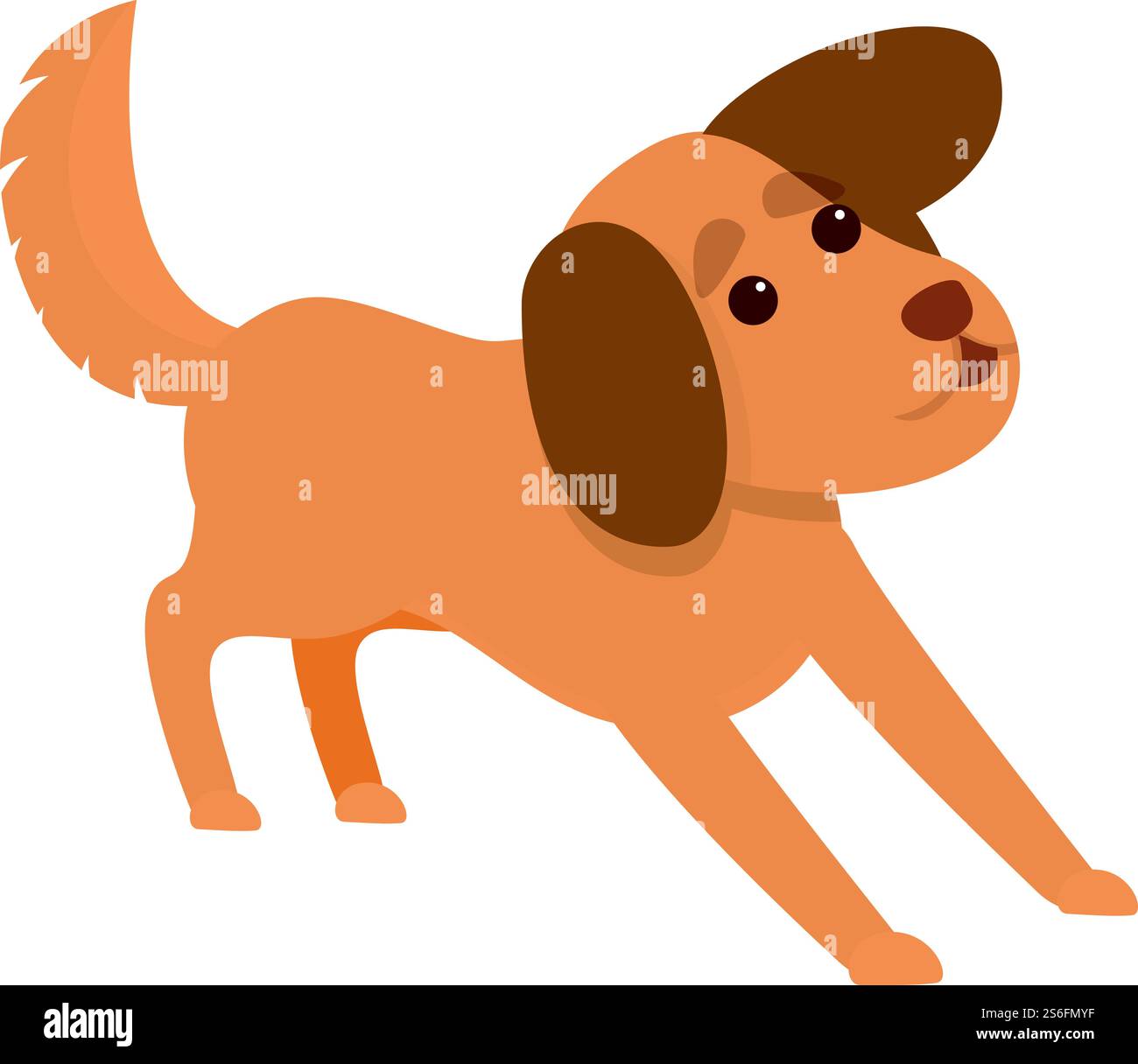 Playful dog canine icon. Cartoon of playful dog canine vector icon for ...