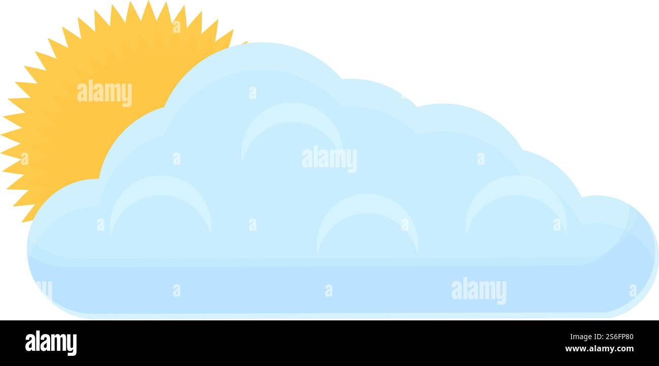 Spring cloud icon. Cartoon of spring cloud vector icon for web design ...
