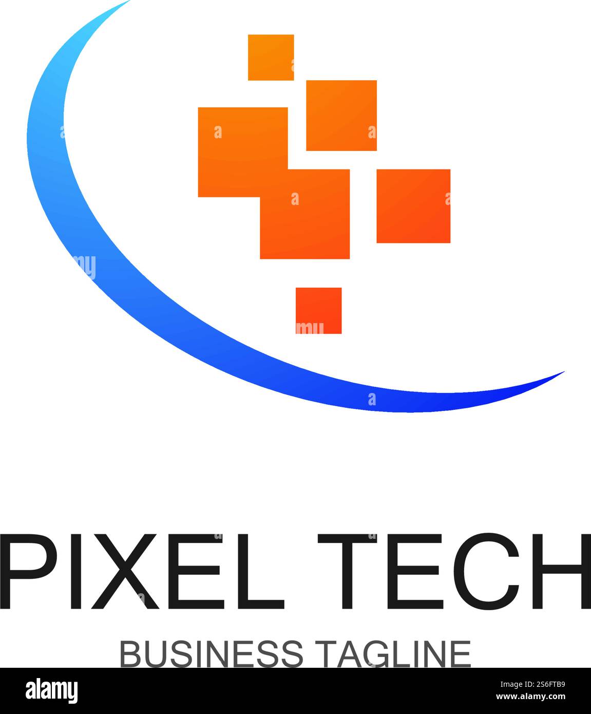 Pixel technology logo vector design Stock Vector Image & Art - Alamy