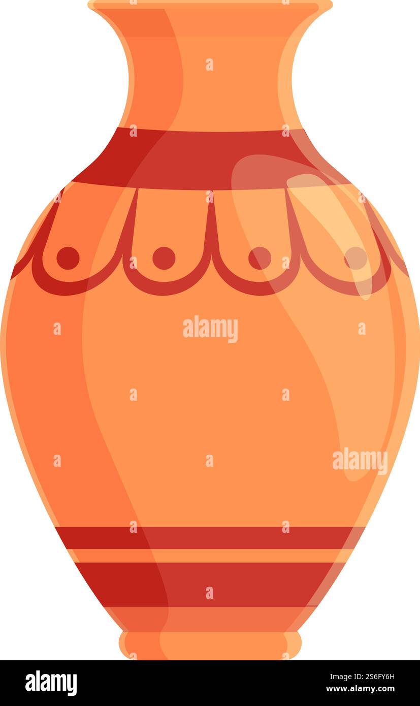 Amphora traditional icon. Cartoon of amphora traditional vector icon ...
