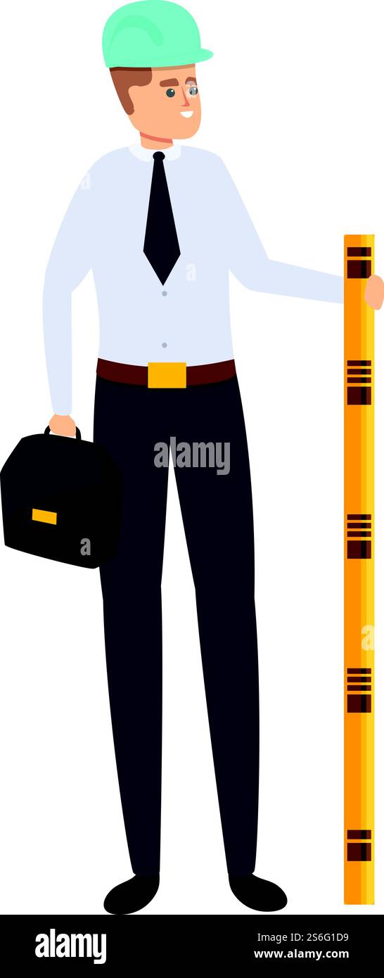 Builder architect icon. Cartoon of builder architect vector icon for ...