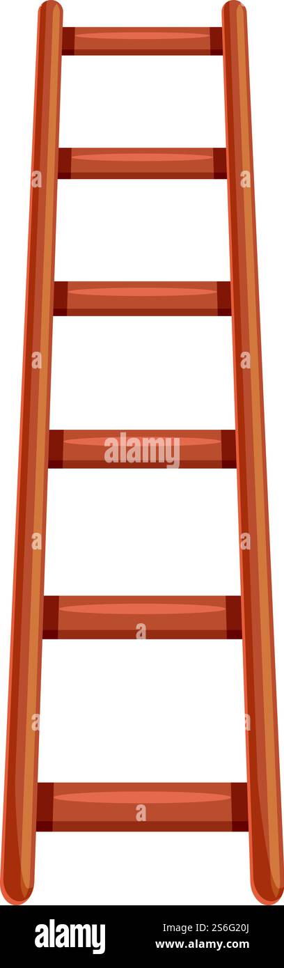 Construction worker climbing up ladder Stock Vector Images - Alamy