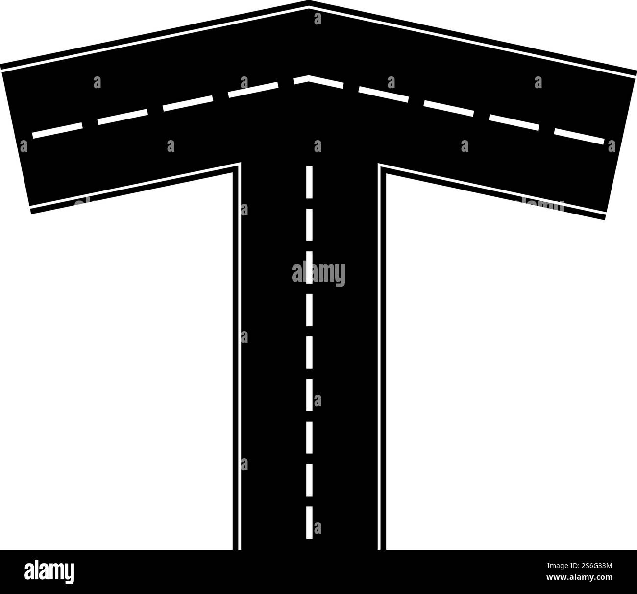 Road icon isolated on white background Stock Vector Image & Art - Alamy