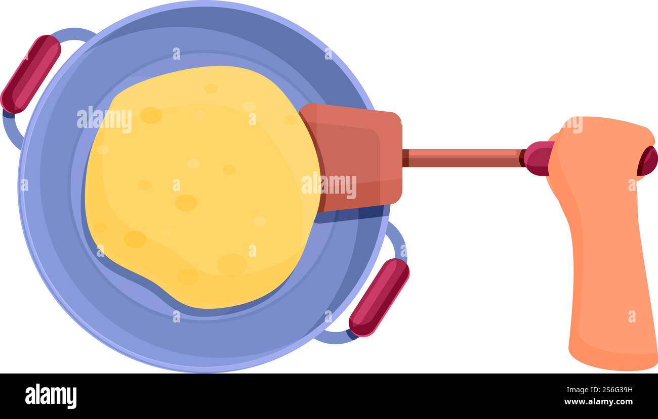 Pan cooking icon. Cartoon of pan cooking vector icon for web design ...