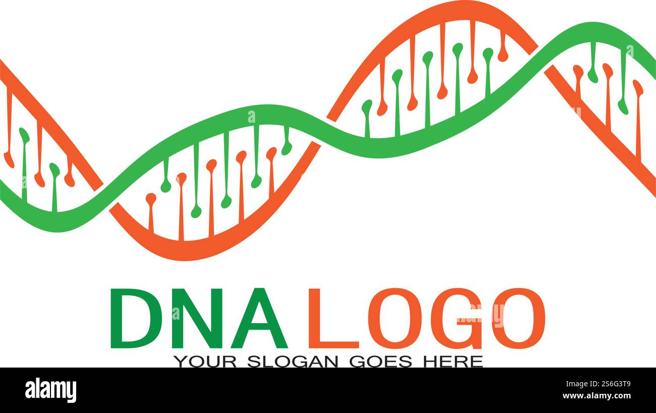 DNA vector logo design template.modern medical logotype.laboratory ...