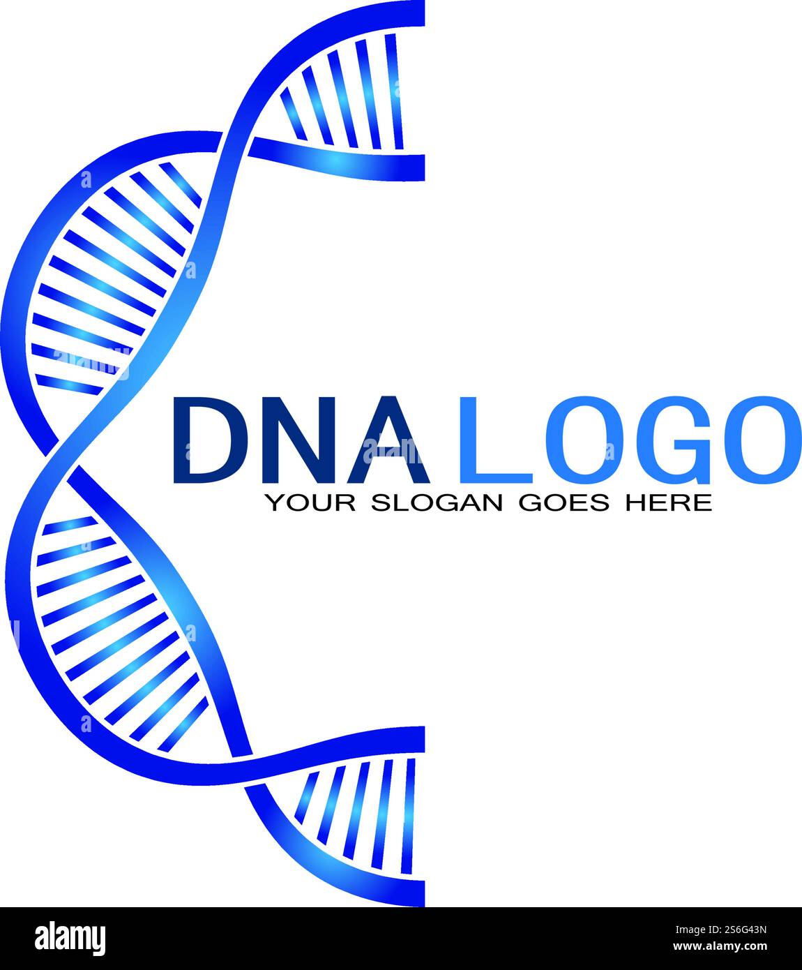 DNA vector logo design template.modern medical logotype.laboratory ...