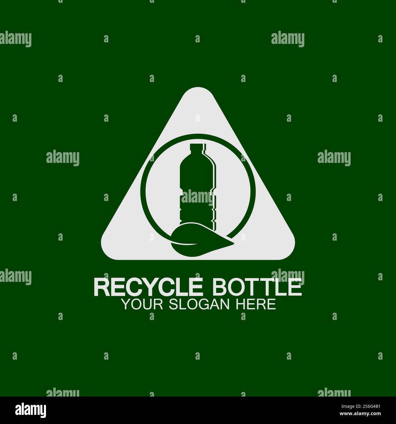 Recycle plastic bottle logo icon vector illustration design.Bottle with ...