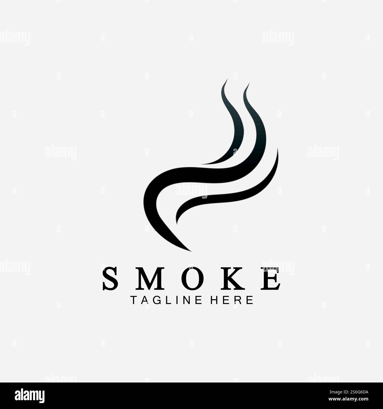 Smoke steam icon logo illustration isolated on white background,Aroma ...
