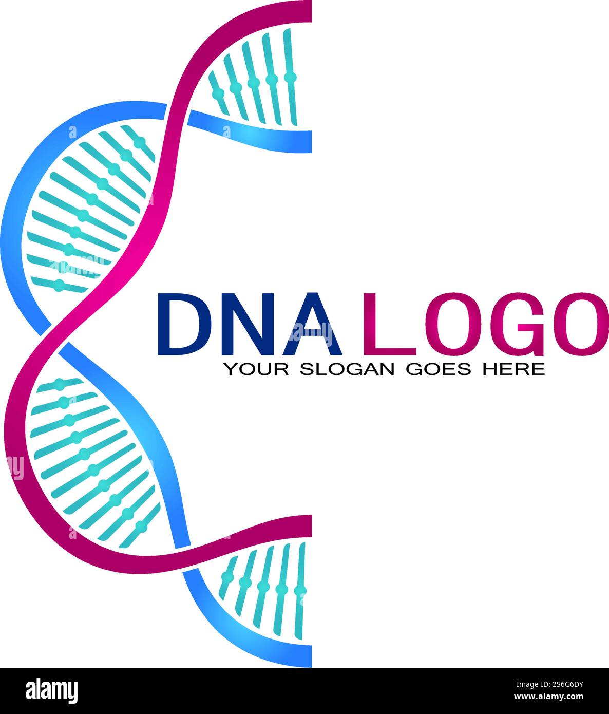 DNA vector logo design template.modern medical logotype.laboratory ...