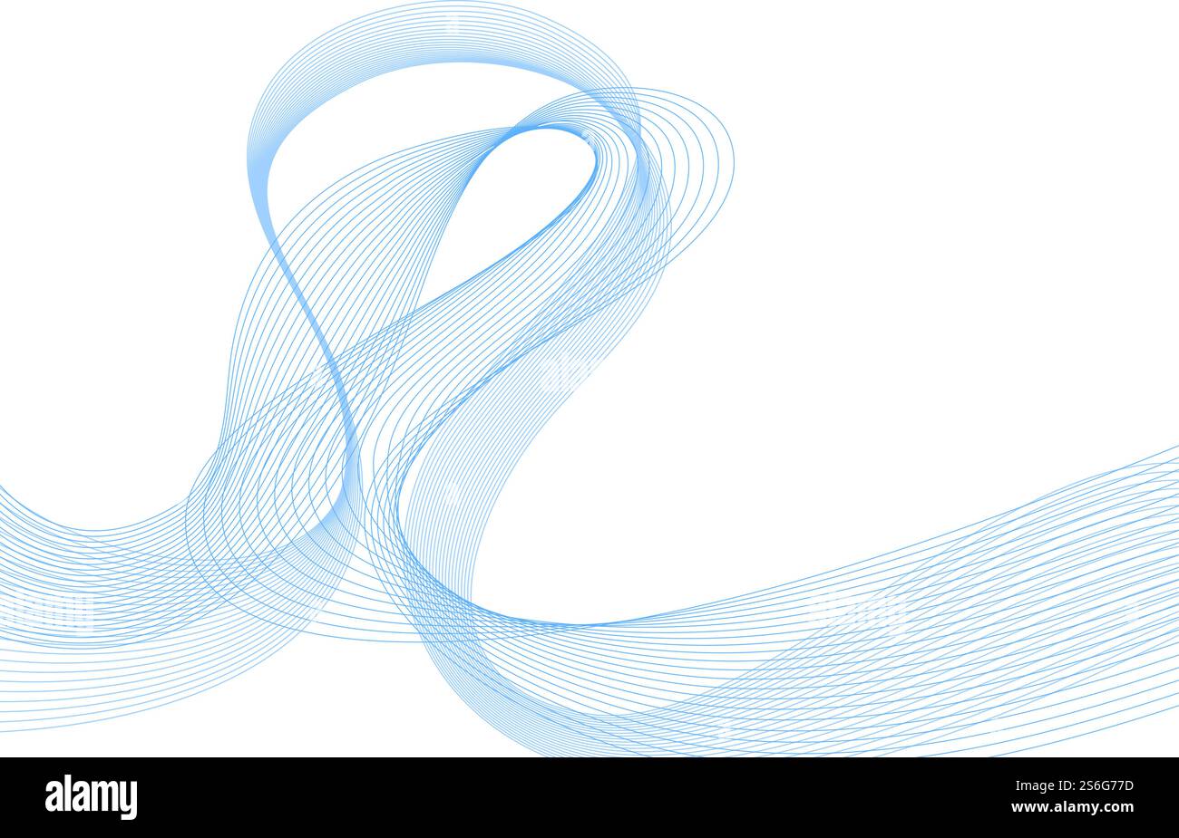 Water Lines Concept Design With Text Space. Elegant Cute Design Without ...