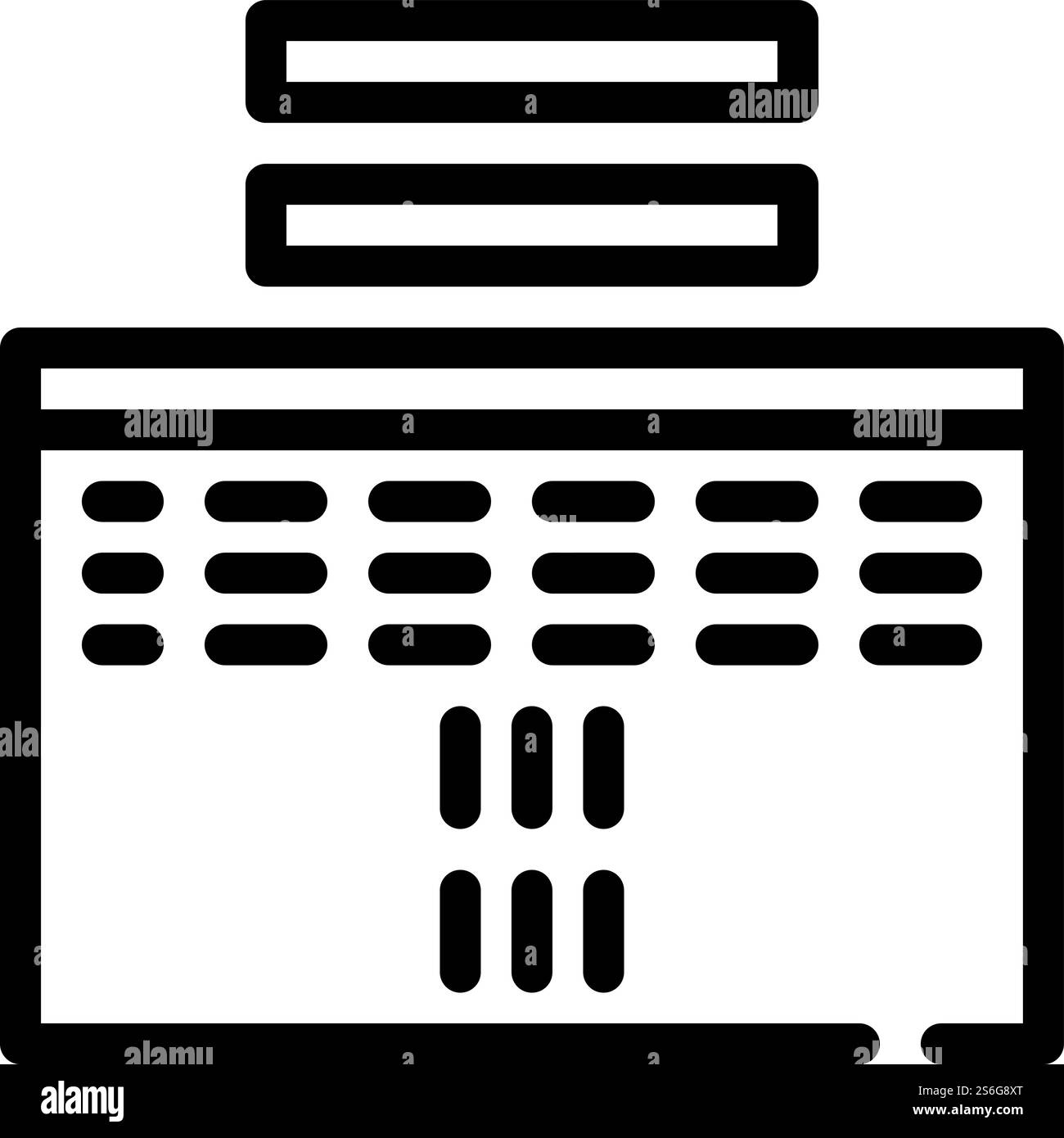 tactile road markings inclusive life line icon vector. tactile road ...