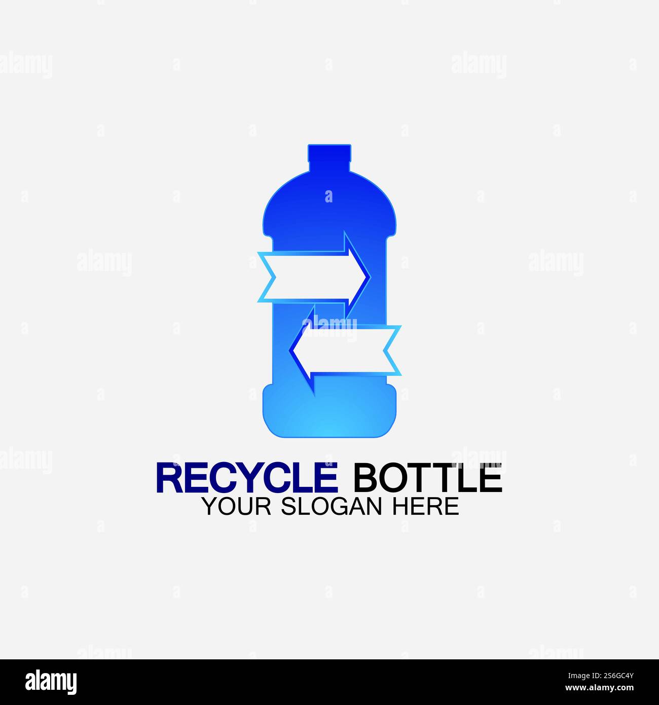 Recycle plastic bottle logo icon vector illustration design.Bottle with ...