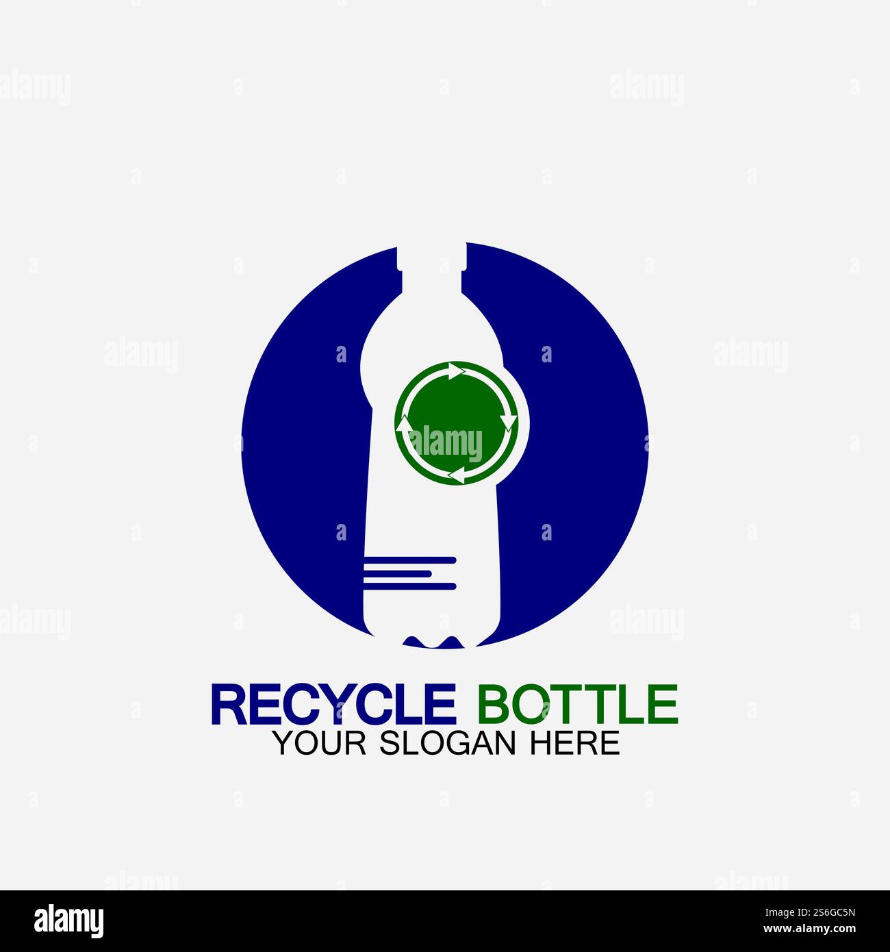 Recycle plastic bottle logo icon vector illustration design.Bottle with ...