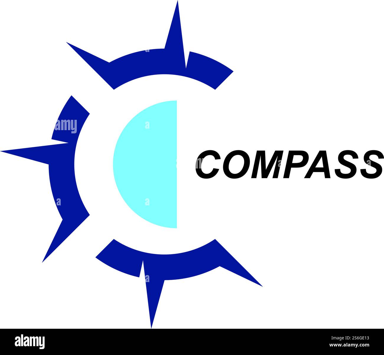 compass icon symbol logo template. outdoor adventure compass logo Stock ...