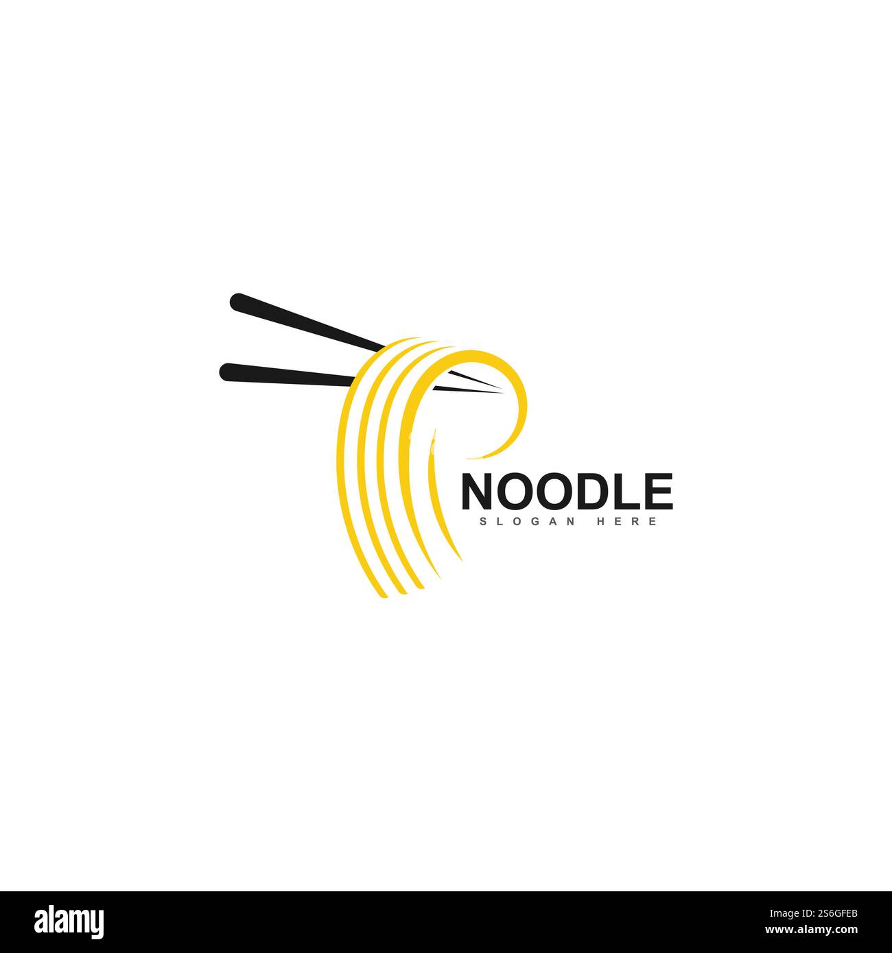 chinese noodle logo design icon template. japanese ramen vector ...