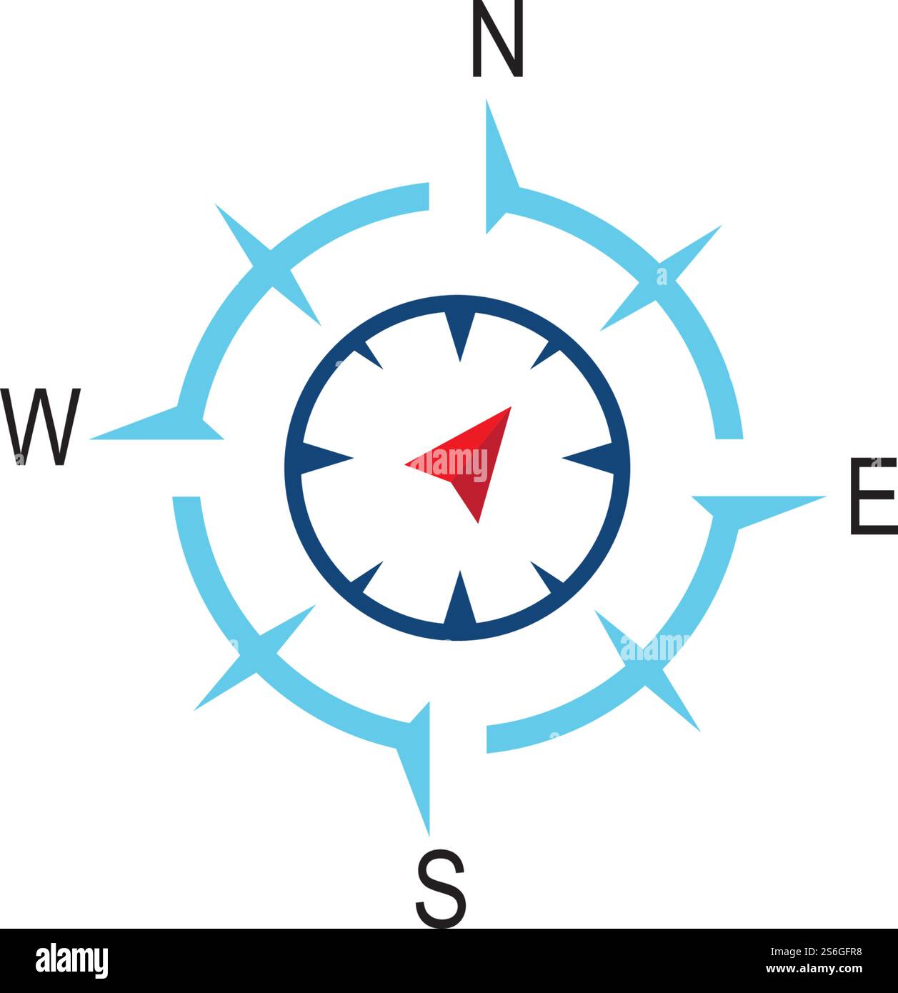 compass icon symbol logo template. outdoor adventure compass logo Stock ...