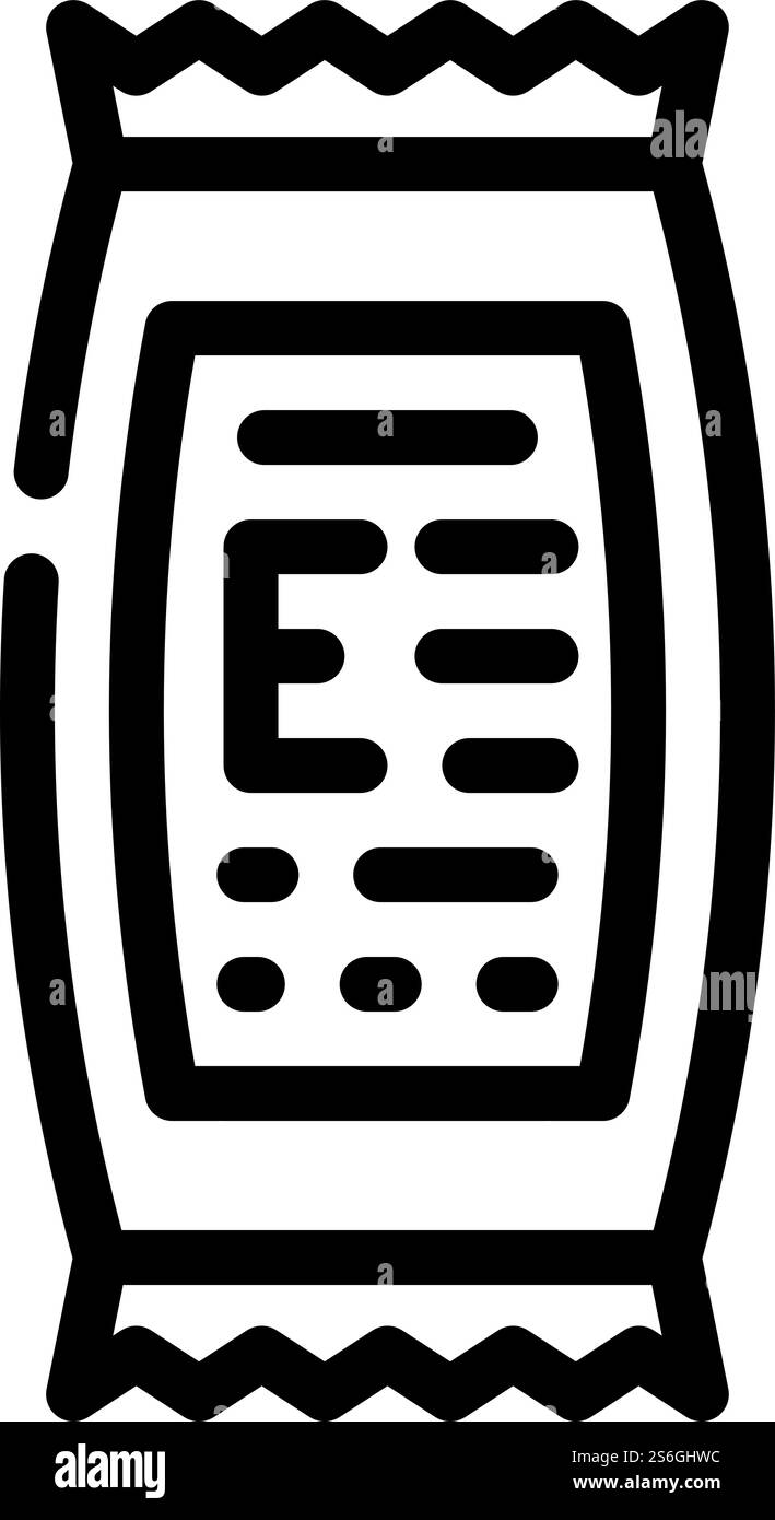 Monosodium glutamate in black Stock Vector Images - Alamy