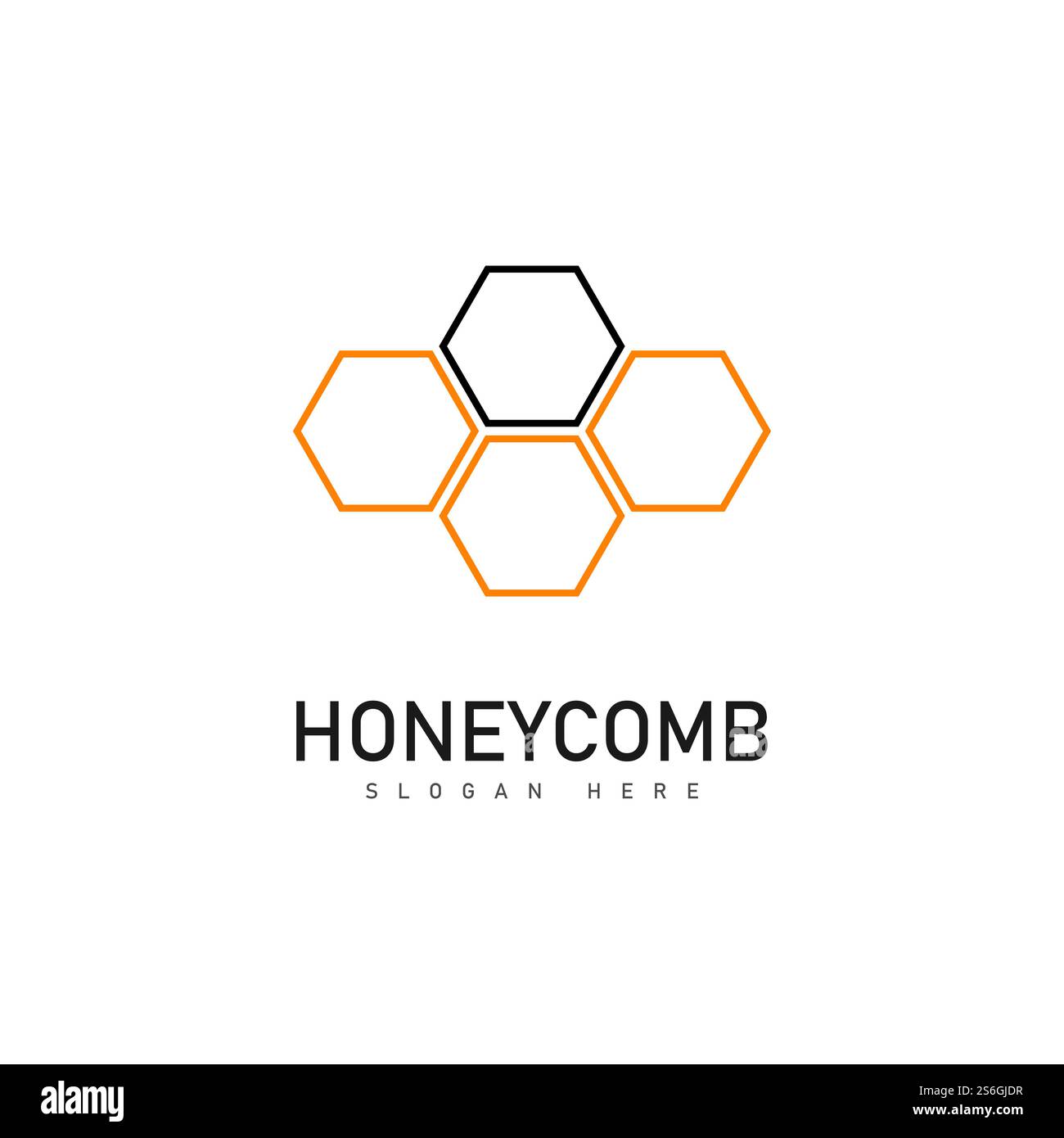 honeycomb illustration logo vector template Stock Vector Image & Art ...