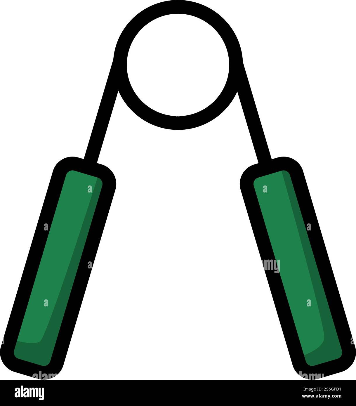 Icon Of Hands Expander. Editable Bold Outline With Color Fill Design ...