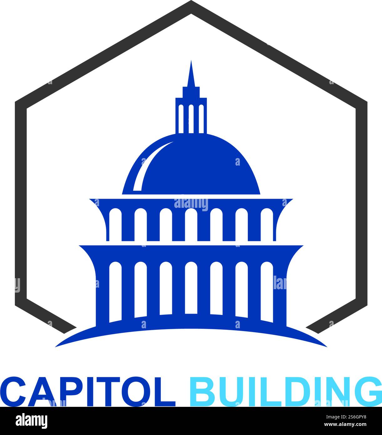 capitol building logo design vector icon Stock Vector Image & Art - Alamy