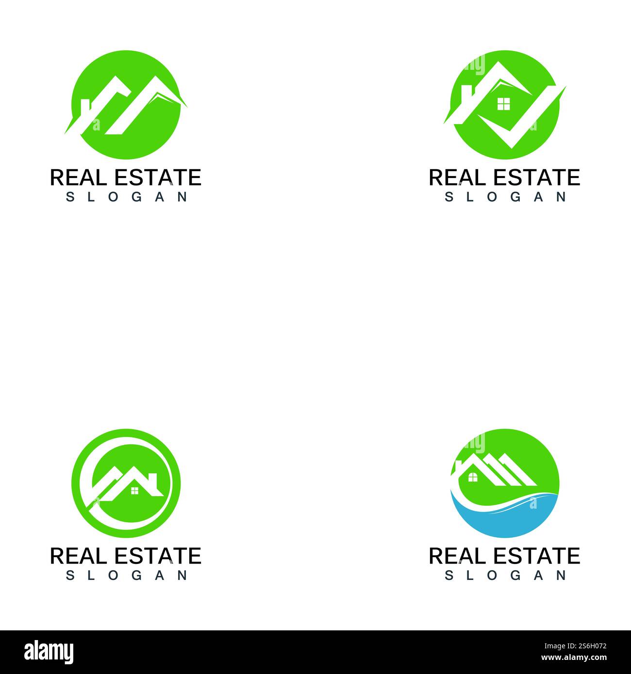 Real Estate Logo design template. Roofing logo vector Stock Vector ...