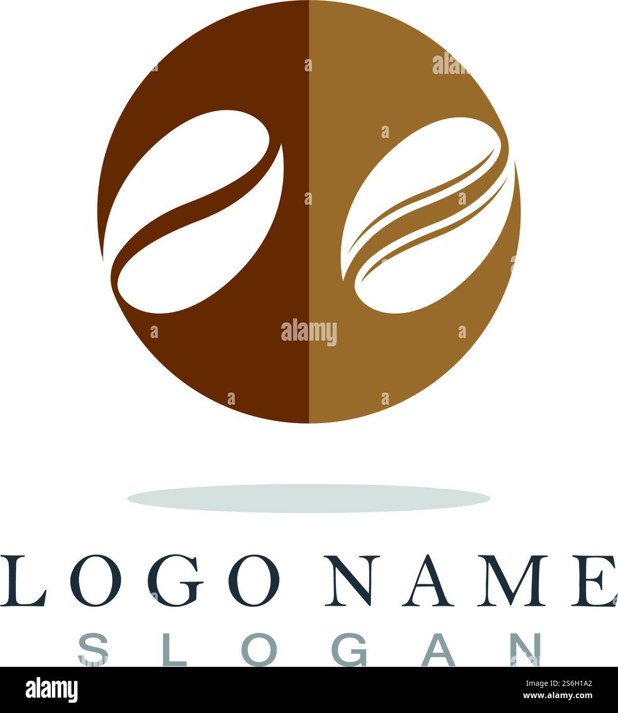 Coffee Beans Logo Template vector icon Stock Vector Image & Art - Alamy