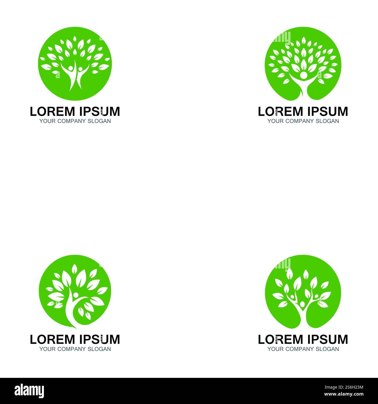People Tree Logo Template Design Vector Stock Vector Image & Art - Alamy
