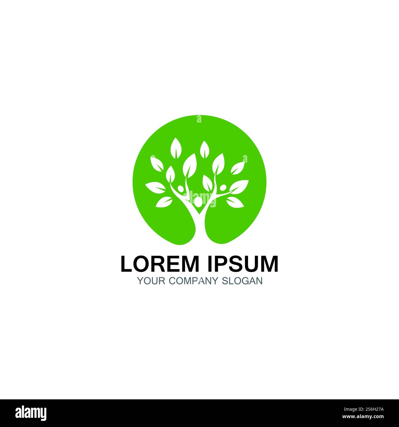 People Tree Logo Template Design Vector Stock Vector Image & Art - Alamy