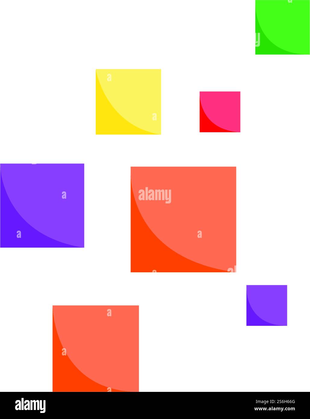 Pixel square logo vector design Stock Vector