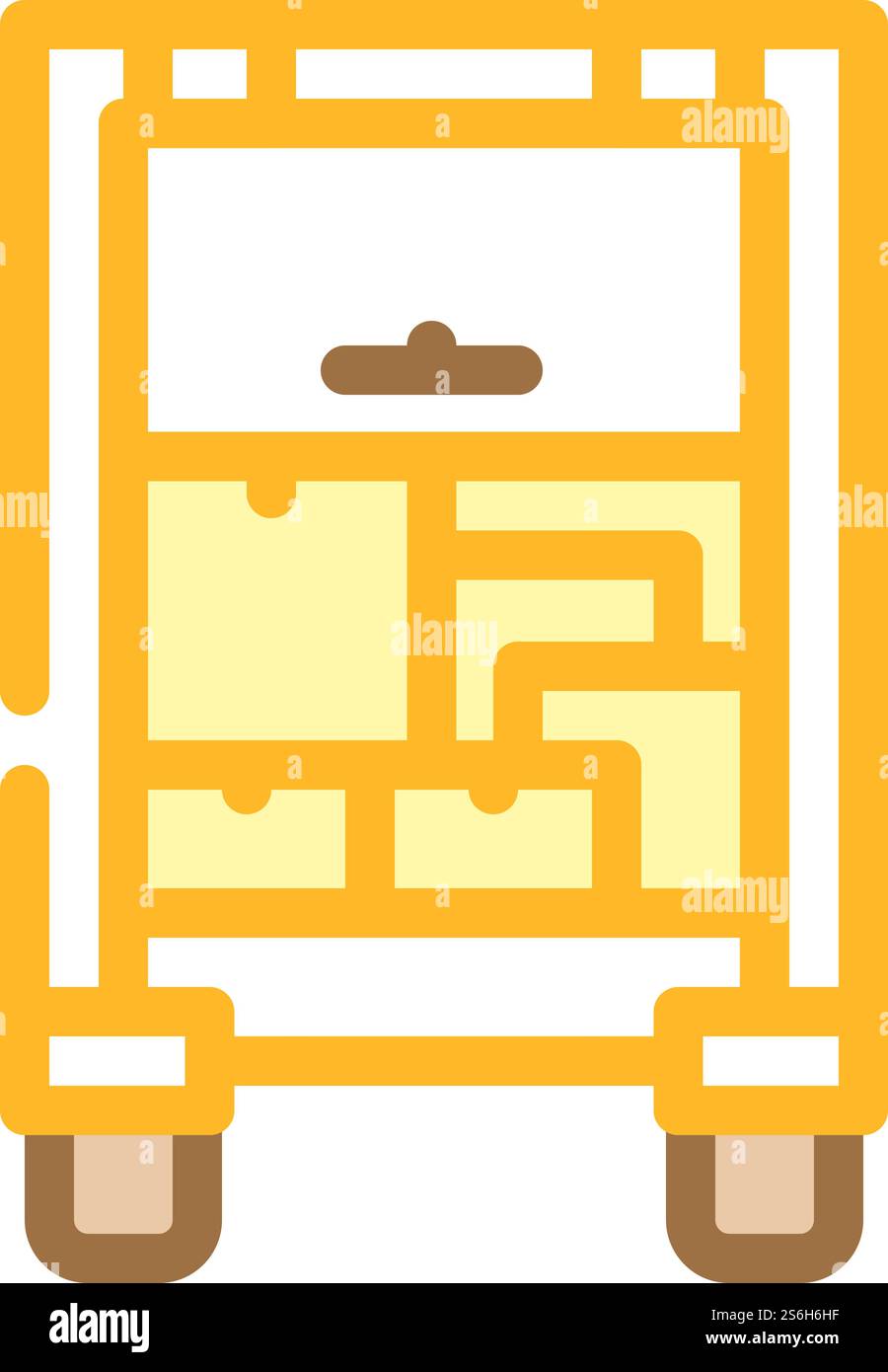 truck wholesale color icon vector. truck wholesale sign. isolated ...