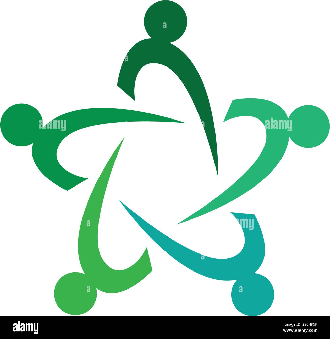 community logo people template vector icon Stock Vector Image & Art - Alamy