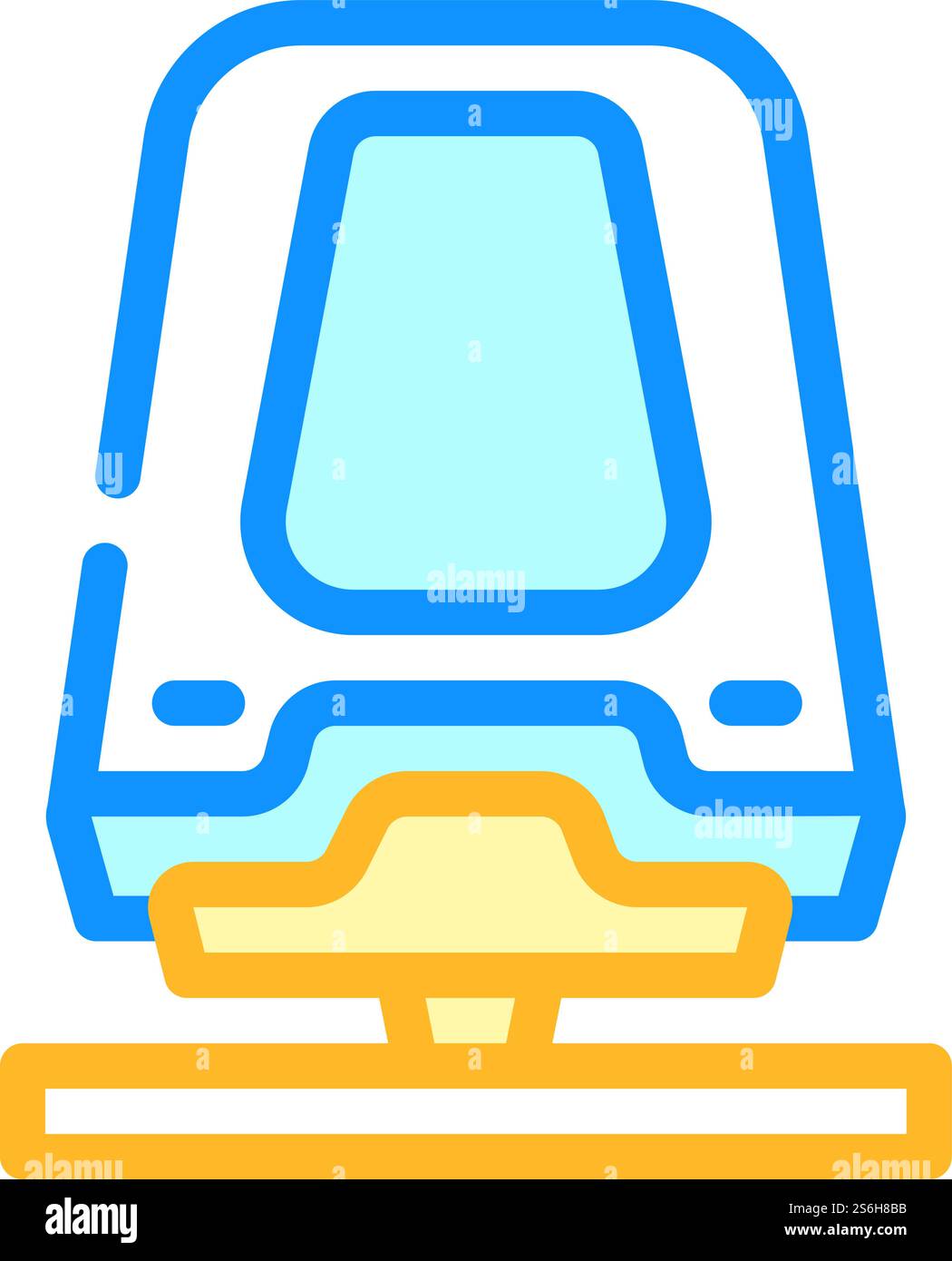 maglev railway color icon vector. maglev railway sign. isolated symbol ...
