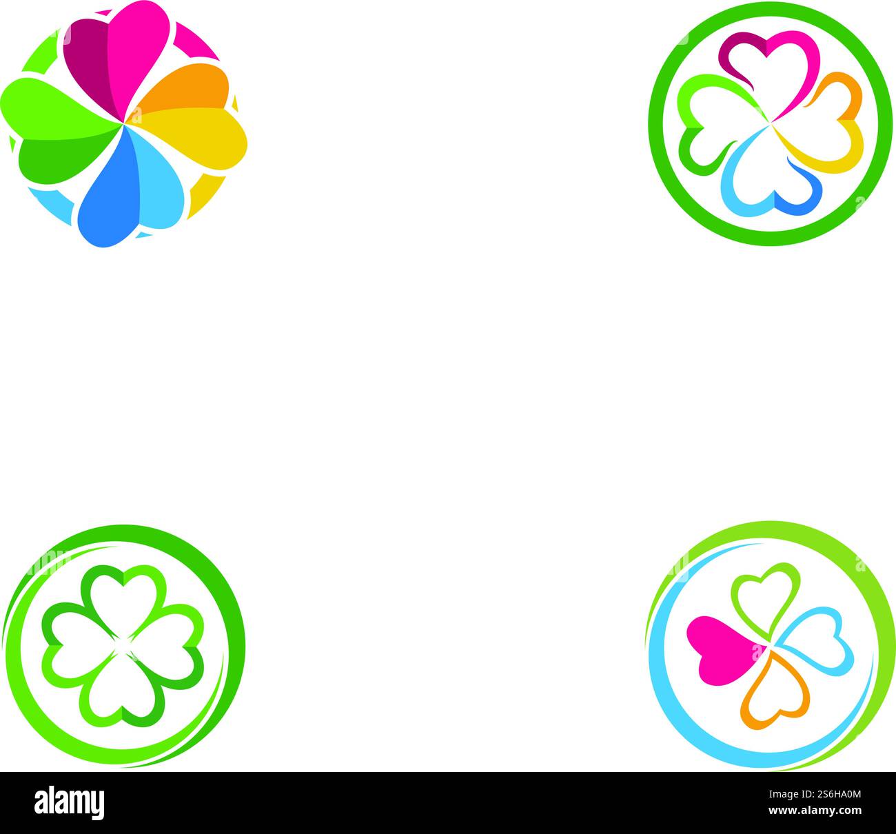 Clover leaf logo icon design template vector Stock Vector Image & Art ...