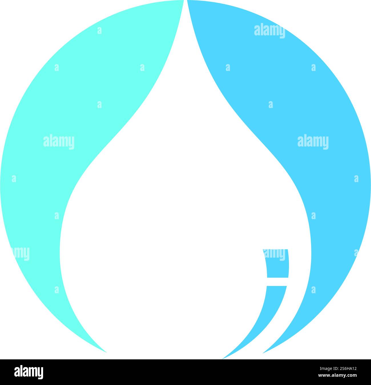 Natural water leaf logo and symbol template Stock Vector Image & Art ...