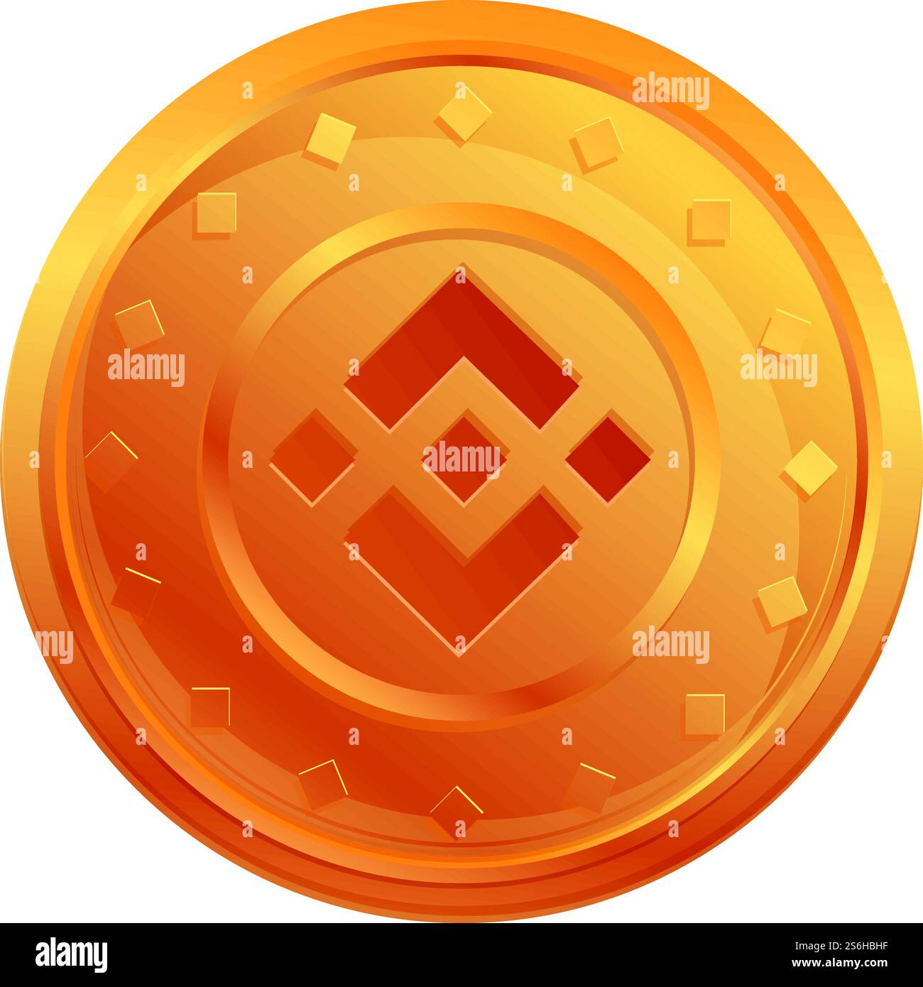 Binance coin cryptocurrency icon. Cartoon of Binance coin cryptocurrency  vector icon for web design isolated on white background Stock Vector Image  & Art - Alamy