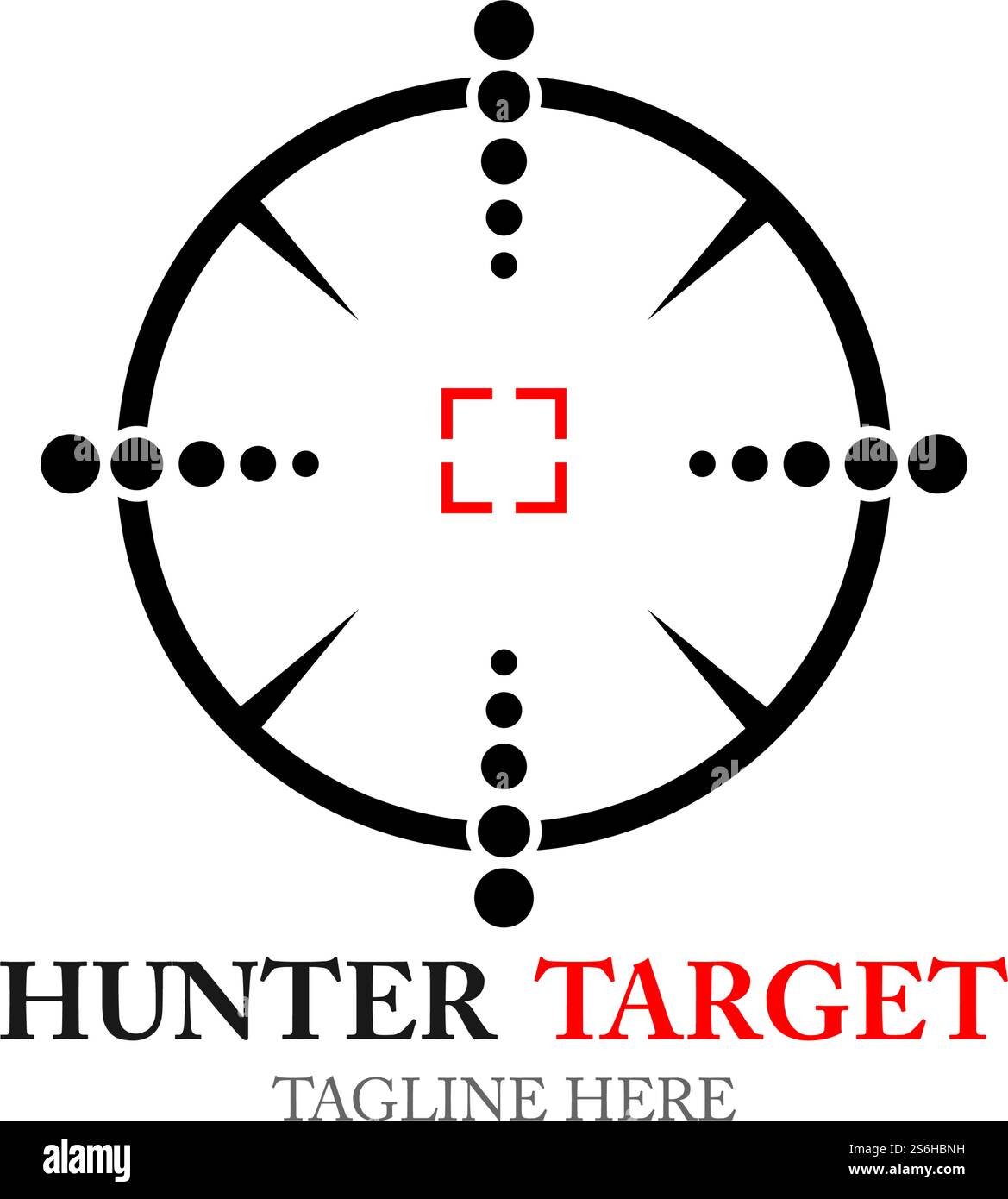 Target Hunter icon illustration design template symbol Stock Vector ...