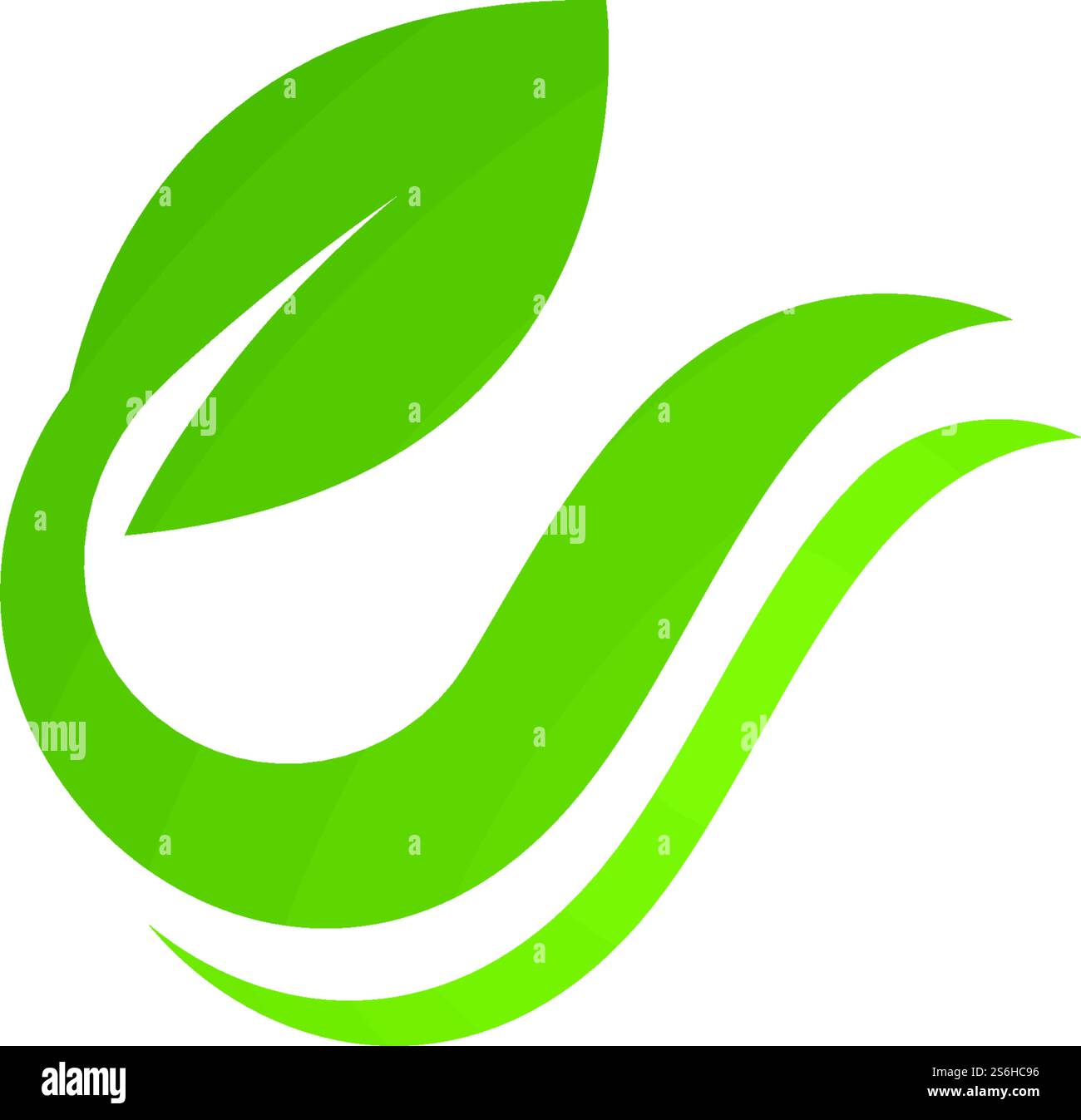 Vector leaves green nature logo and symbol Stock Vector Image & Art - Alamy