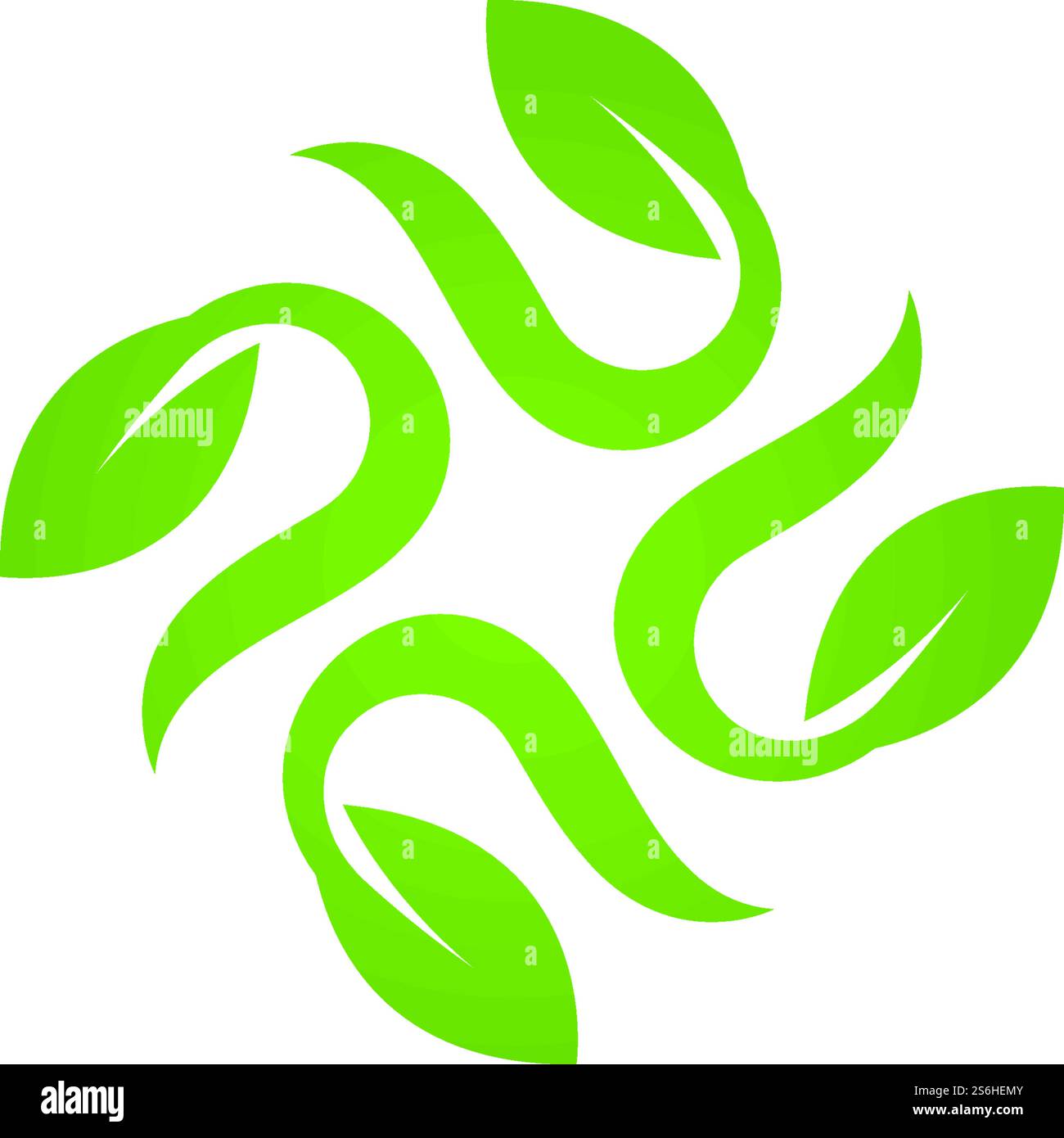 Vector leaves green nature logo and symbol Stock Vector Image & Art - Alamy